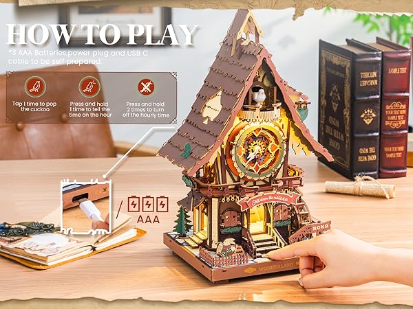 ROKR 3D PUZZLE CUCKOO CLOCK
