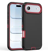 ACAGET for iPhone Air Case Rugged Heavy Duty Matte Protective Phone Cases with Port Anti Dust Plu...