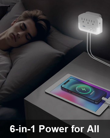 usb plug adapter for wall outlet travel power strip wall charger flat outlet extender