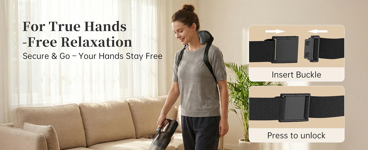 Your hamds stay free