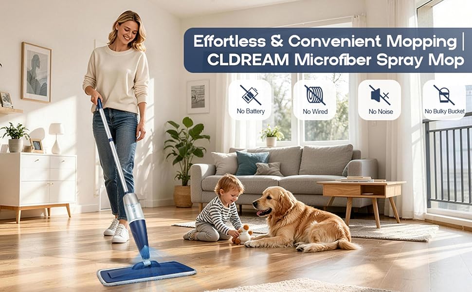 spray mop for floor cleaning