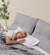 Electric Heated Blanket 50"x60" Throw Size Soft Flannel Heated Blanket, 4 Heating Levels & 3 Hour...