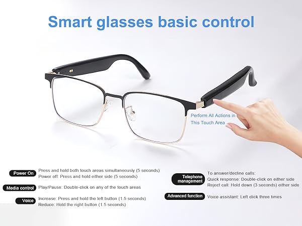 Smart Glasses Basic Control