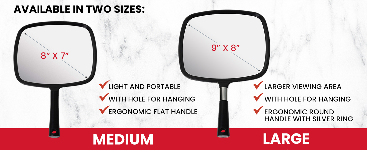 handheld mirror