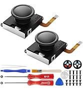GuliKit Switch Joycon Joystick Replacement, [No Drifting] Hall Effect Joystick for Switch/Switch ...
