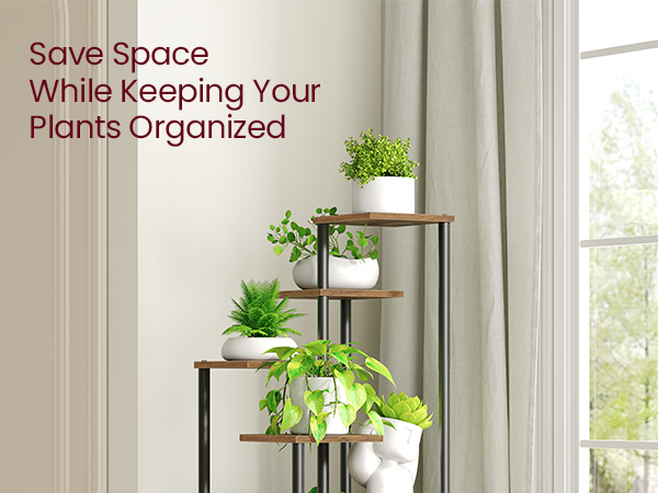 Save Space While Keeping Your Plants Organized