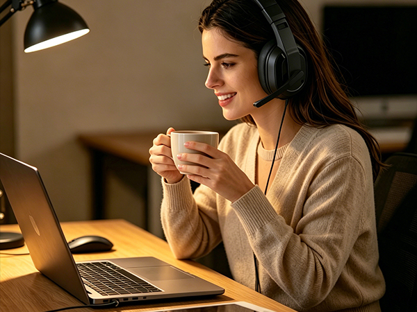 Unilateral headset