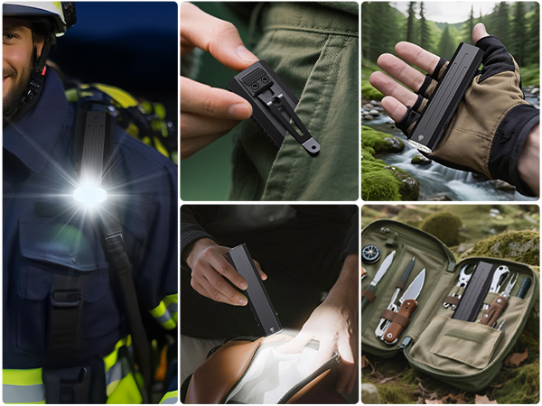 small flat flashlight