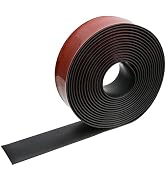 Qiveno Floor Transition Strip Self Adhesive Flooring Threshold 2" Wide Rubber Transition Strip Vi...