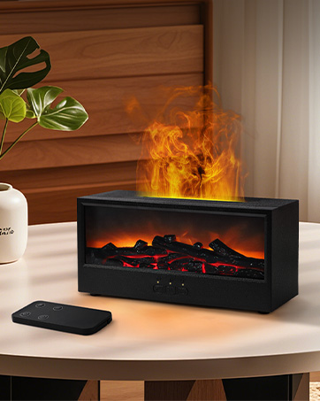 Fireplace Flame Essential Oil Diffuser