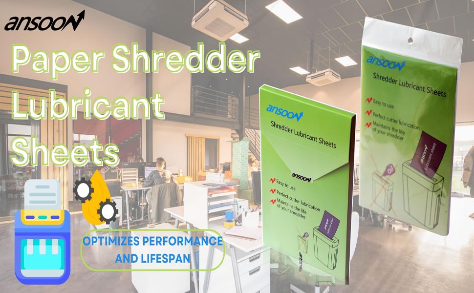 Paper Shredder Lubricant sheets