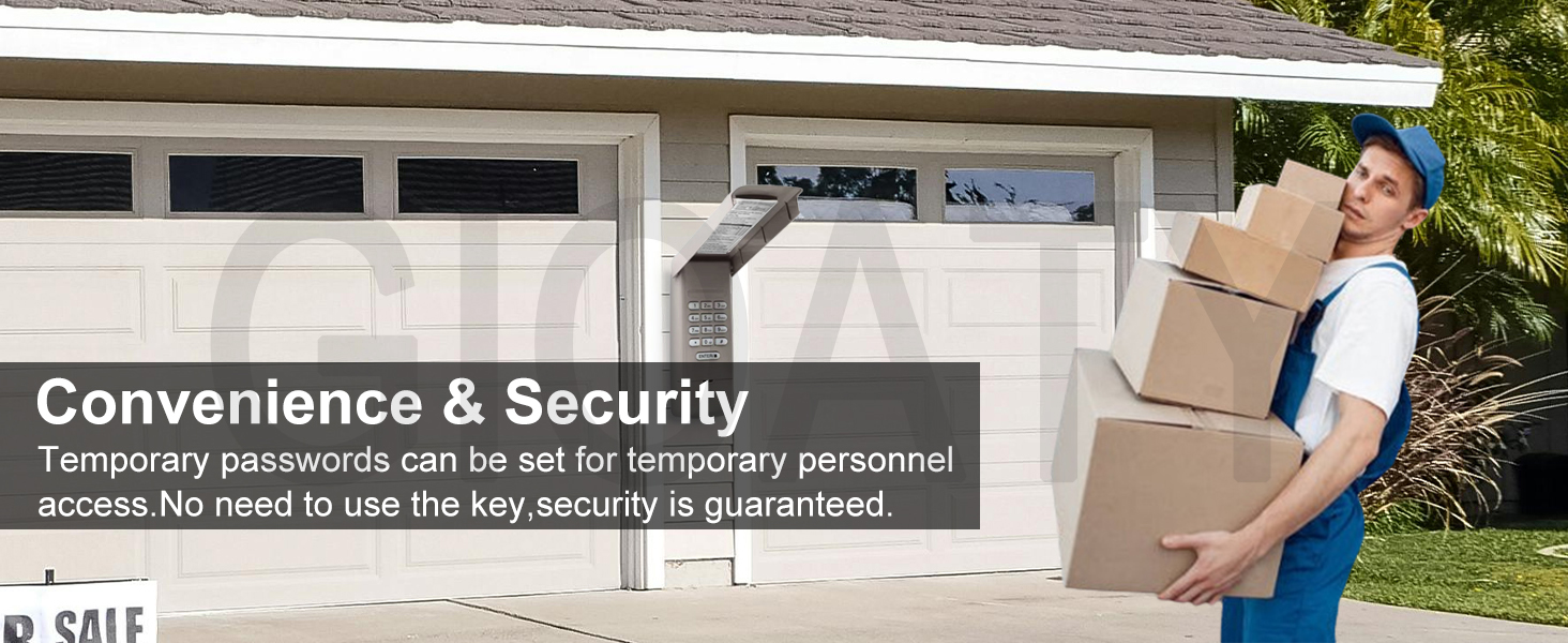 Universal Garage Door Opener Keypad for Liftmaster Chamberlain Craftsman Wayne Dalton Openers