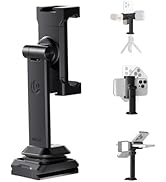 ULANZI MA54 Phone Tripod Mount with 2 Cold Shoes, 1/4" Screw, UKA QR Top, 360° Swivel 180° Tilt A...