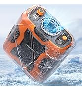 Koonie Portable Waist Clip Fan, Wearable Belt Personal Fan with 100 Levels Speeds, 13500RPM Stron...