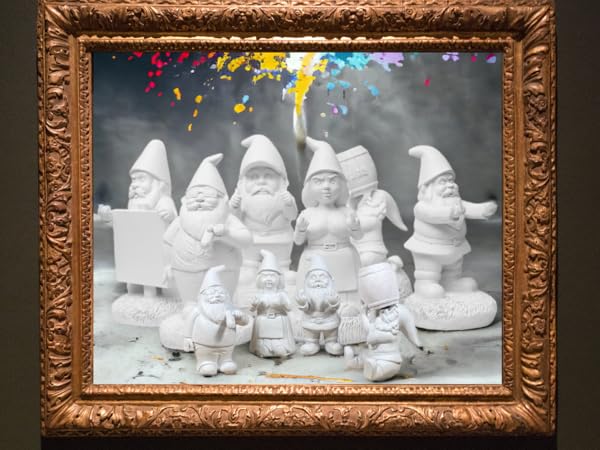 Gnometastic Gnude Gnomes - unpainted gnomes gallery photo frame