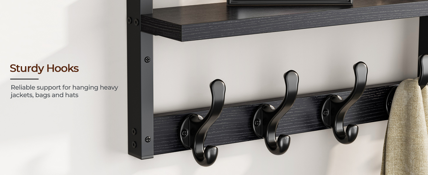 wall mounted coat rack