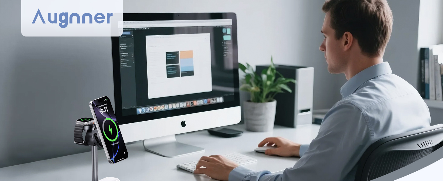 AUGNNER 3 in 1 wireless charger