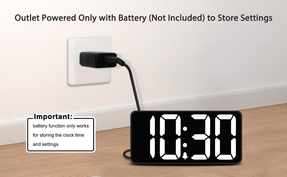 digital clocks for bedrooms