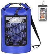 HEETA Waterproof Dry Bag for Women Men(Upgraded Version), 5L/ 10L/ 20L/ 30L Roll Top Lightweight ...