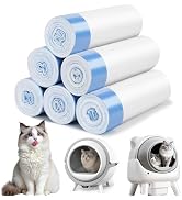 120 Count 26"x11.8" Cat Litter Box Liners Compatible with Fsitego &amp; Fumoi Self-Cleaning Litter Bo...