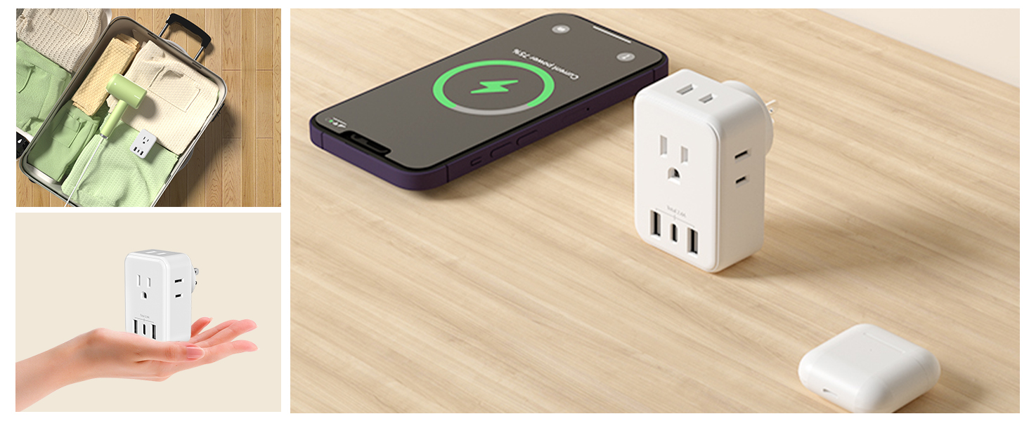 usb block charger multiple ports