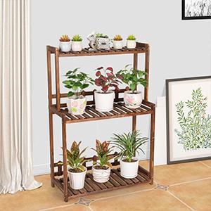 3 tier plant display stand shelf 