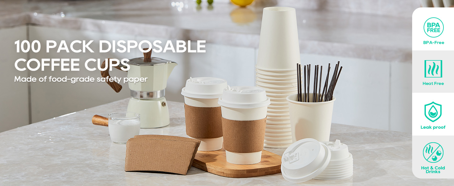 coffee cups with lids