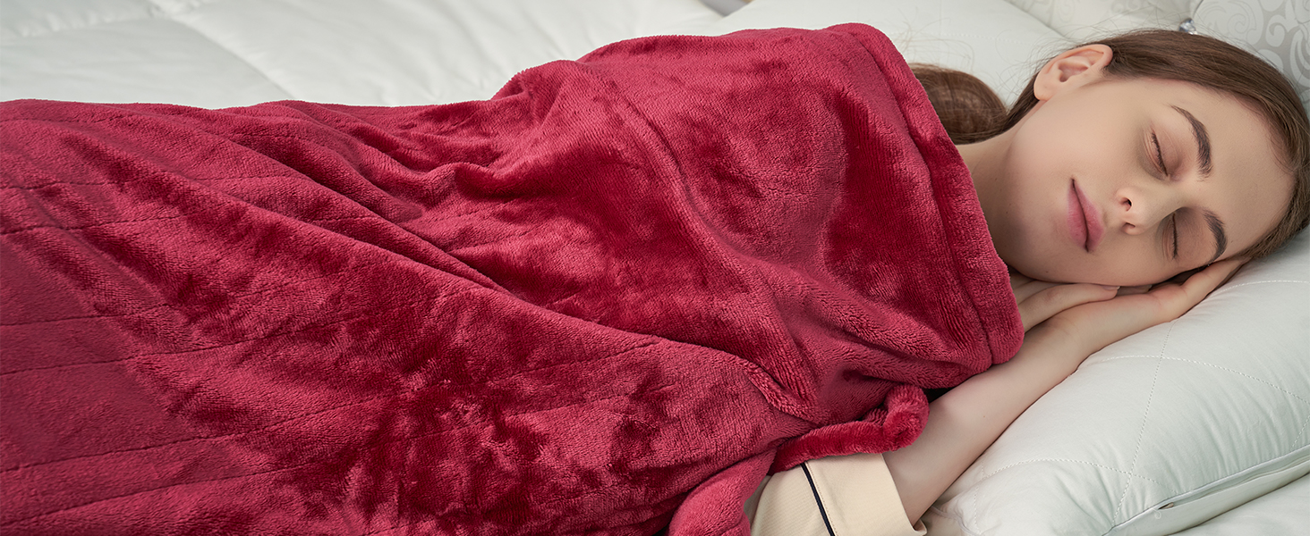 heated electric blanket throw