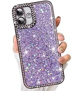 ZIYE for iPhone 16 Plus Glitter Case Cute Luxury Dimond Shiny Design for Women Girls Soft TPU Sho...