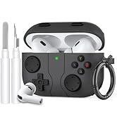 AhaStyle AirPods Pro 3 Case Cover with Cleaning Kit Retro Handheld Game Console Design for AirPod...