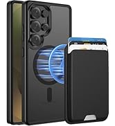 Ntwinro Magnetic for Samsung Galaxy S25 Ultra Case (Compatible with MagSafe) with Detachable Wall...