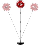 Zpana LED Car Light Parking Stop Sign, Vehicle Garage Flashing Warning Stop Sign, Automotive Park...
