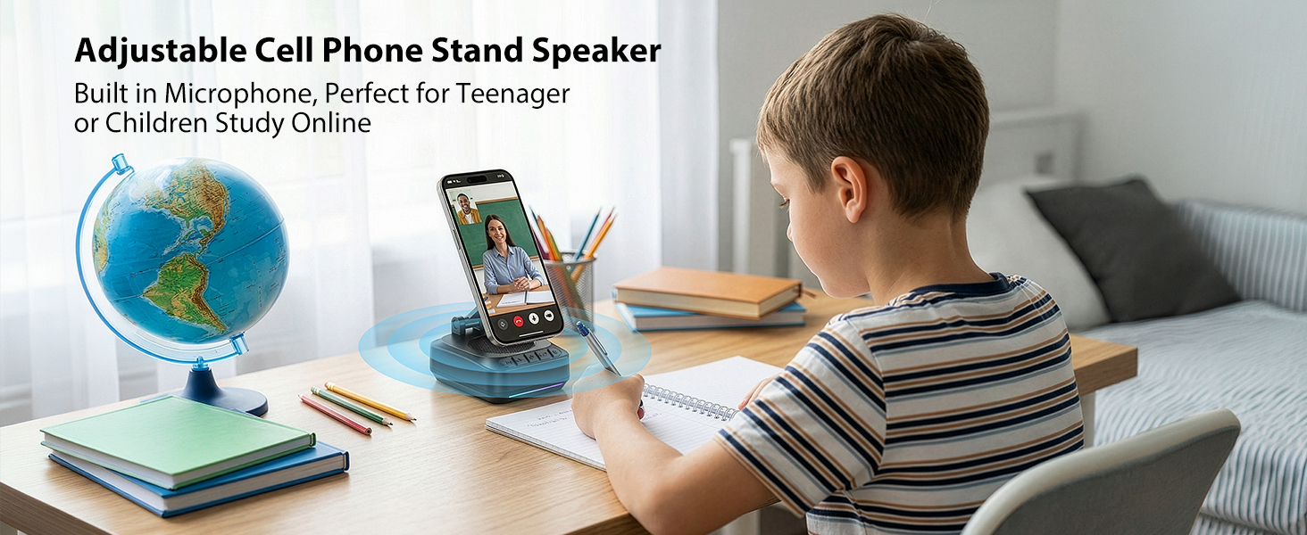 phone holder speaker