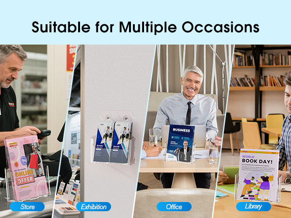 Acrylic Brochure Holder 8.5 x 11 inch