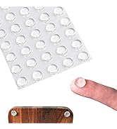 BEADNOVA Rubber Feet 100Pcs Silocone Pads Clear Frame Spacers Picture Bumpers Cabinet Door Protec...