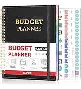 SUNEE Budget Planner - Monthly Budget Book with Expense Tracker Notebook, Undated 12 Month Bill O...