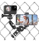 Baseball Fence Mount Holder for Action Cameras - ULANZI CM010 Action Cam Fence Clamp Mount Phone ...
