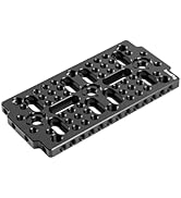 SmallRig Multi-Functional Cheese Plate with 1/4 3/8 Threads, Switching Mounting Plate w/Locating ...