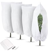 Ideal Swan 4 Pack Winter Plant Covers Freeze Protection, Plant Protectors from Animals, Plant Cov...