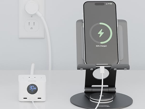 desk power strip, travel charging station, travel extension cord with multiple outlets