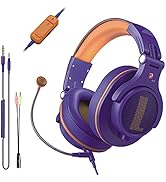 Prosonic DJ2XG Headsets with Boom Mic, Wired Over Ear Headphones for Business Meeting, Skype Zoom...