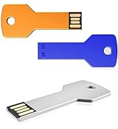 KOOTION 64GB USB Key Flash Drives 3 Pack Metal Thumb Drives 2.0 Key Shaped USB Drive Memory Stick...