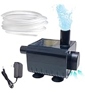 Small Pump With Level Sensor, 12V Auto Submersible Water Pumps, Drain Pump with Indicator Light, ...