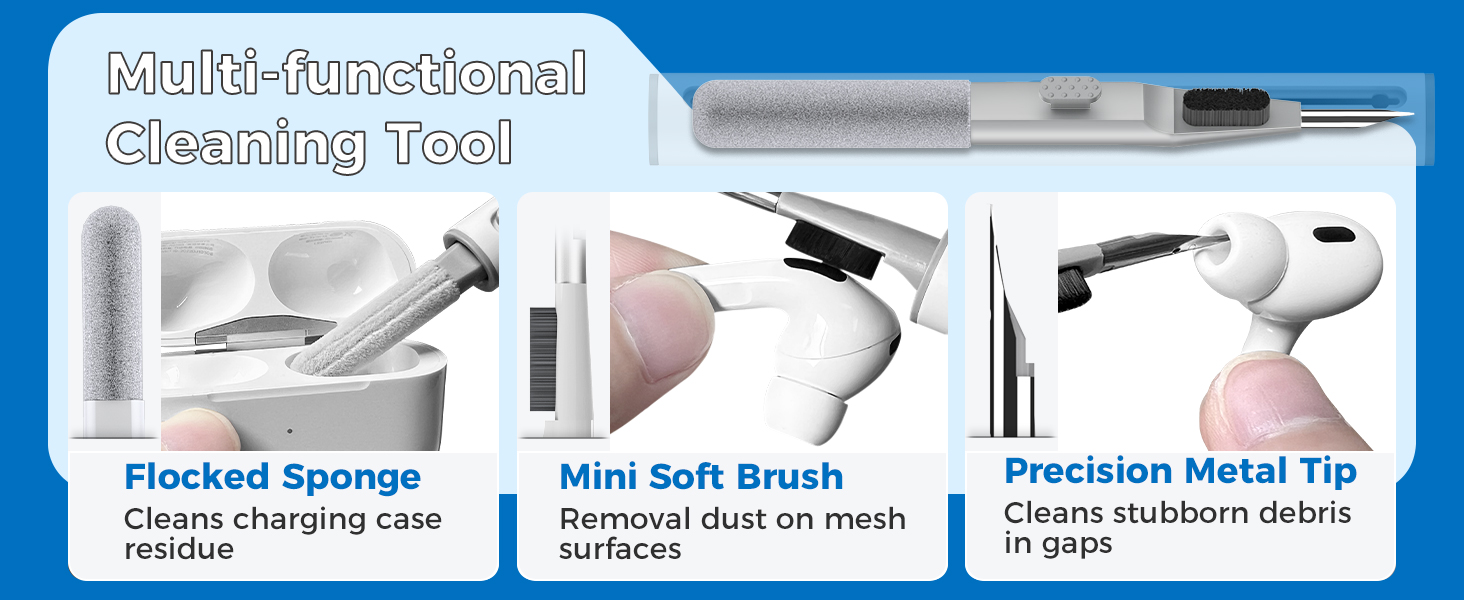 ear tips with cleaning kit