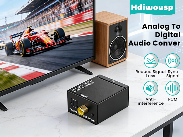 rca analog to digital optical