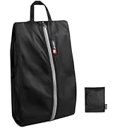 pack all Foldable Shoe Bag for Travel, Water-Resistant Ultralight Shoe Pouch for Gym, Odor-Resist...
