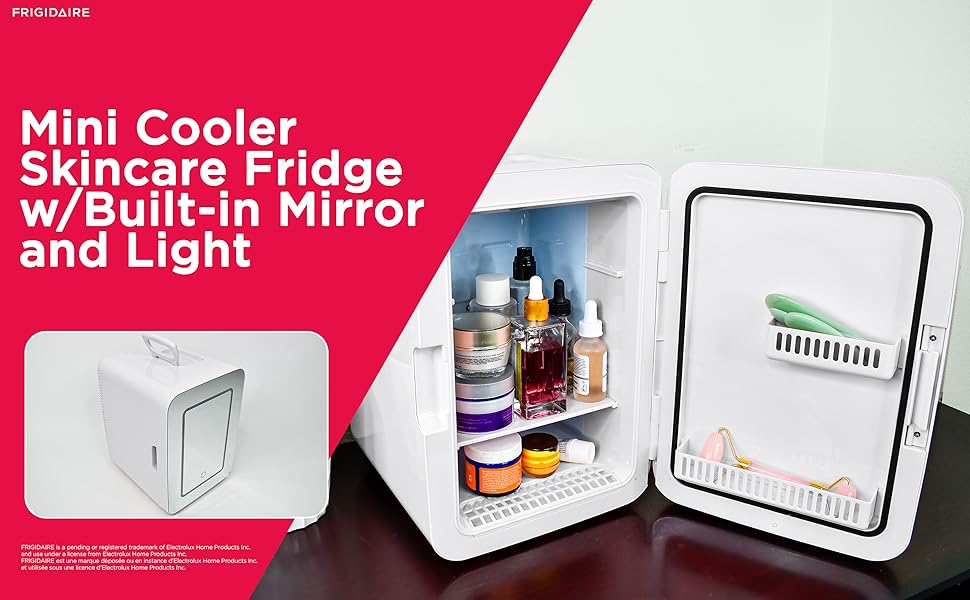 Mini cooler skincare fridge