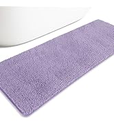 PureSwan Bathroom Runner Rug 24 x 72 Non Slip – Extra Long Bath Mat | Absorbent and Washable Thic...