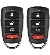 433.92 MHz Garage Door Opener Remote, JKZTJOF 4 Channel Universal Garage Door Remote for Most Man...