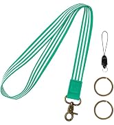 YANTHKEY Lanyards for ID Badges &amp; Keys, Long Neck Teacher Lanyard for Women Men, Keychain Lanyard...